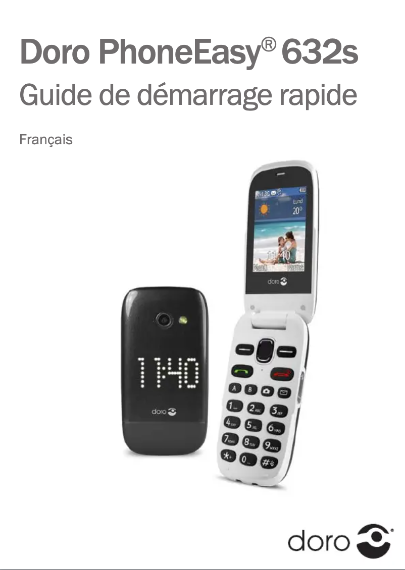 Imagen de la primera página del manual del dispositivo PhoneEasy 632s