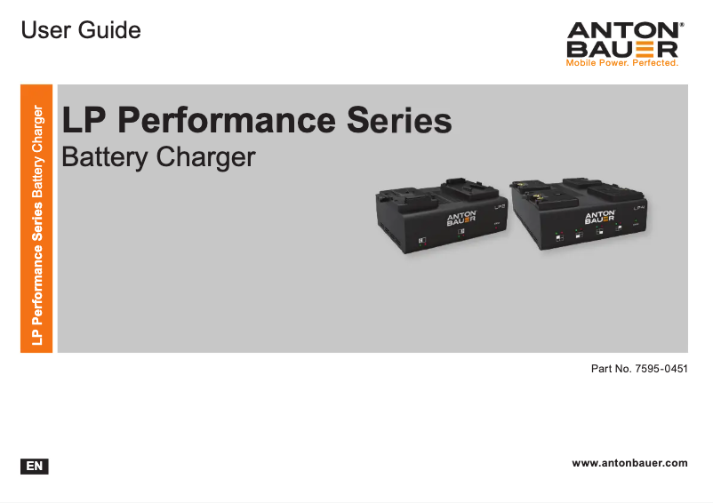 Page n°1 - Manuel utilisateur Anton/Bauer LP2
