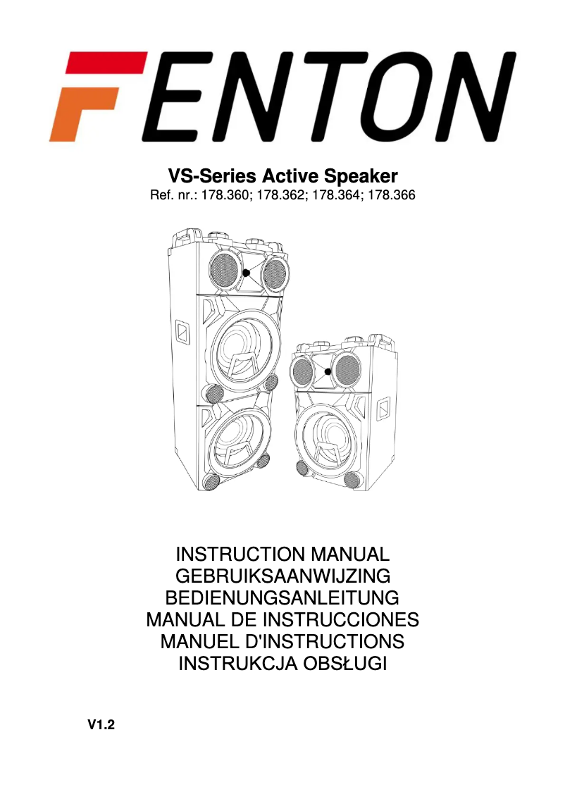 Image de la première page du manuel de l'appareil VS210