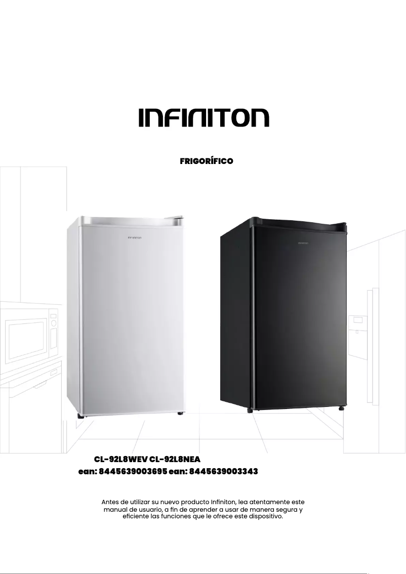 Page n°1 - Manuel utilisateur Infiniton CL-92L8NEA