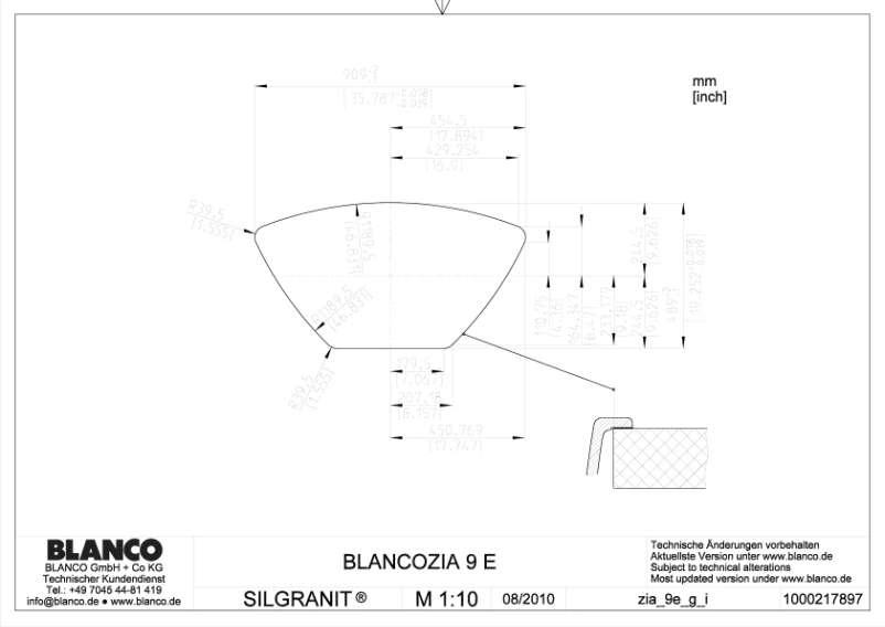 Image de la première page du manuel de l'appareil ZIA 9 E