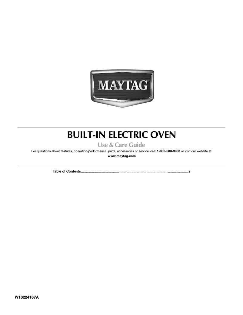 Page n°1 - Manuel utilisateur Maytag CWE4100ACE