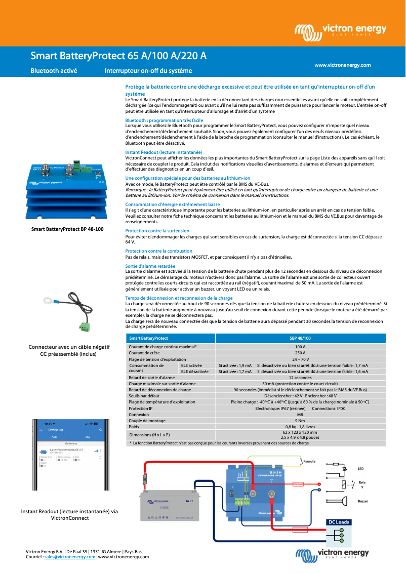 Image de la première page du manuel de l'appareil Smart BatteryProtect 12/24V