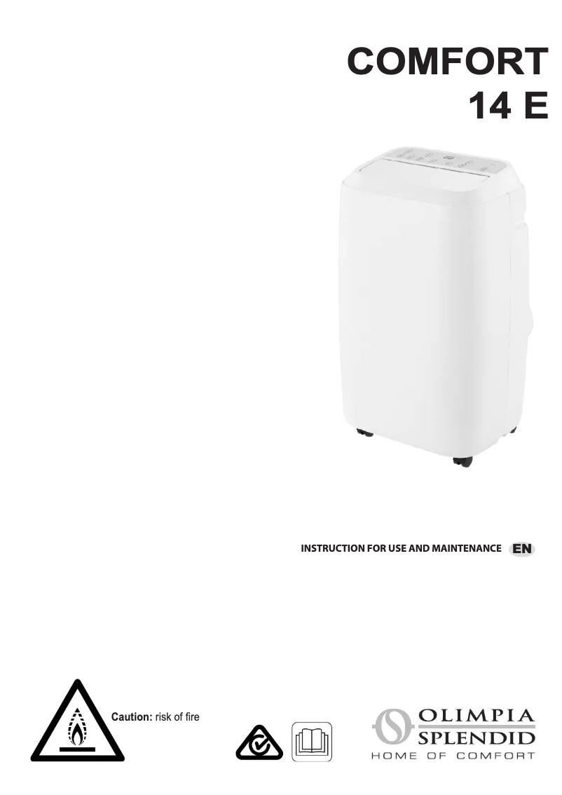 Image de la première page du manuel de l'appareil Comfort 14 E