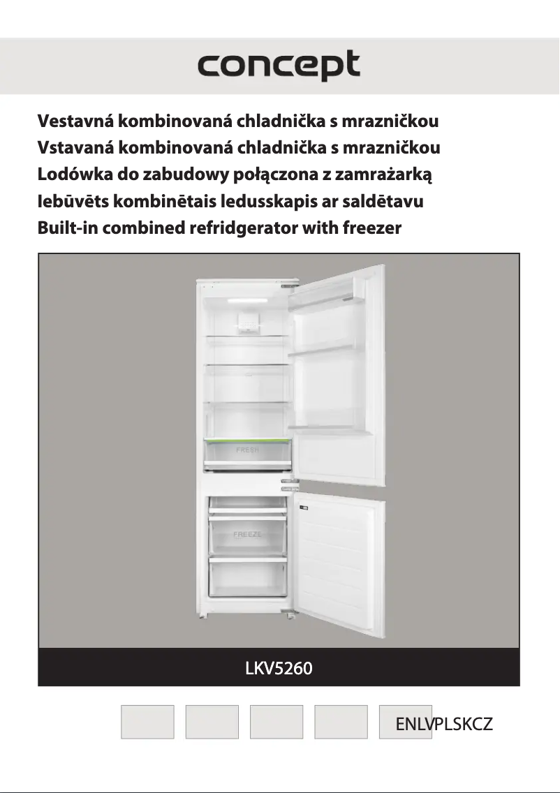 Page 1 de la notice Manuel utilisateur Concept LKV5260