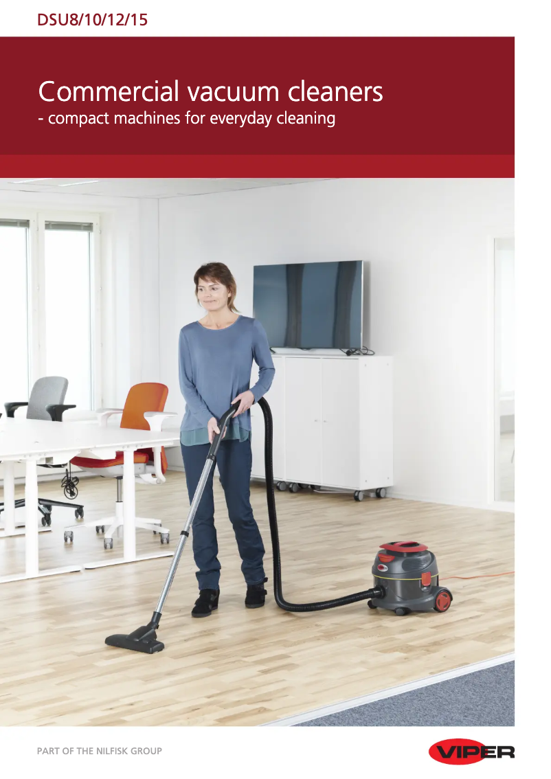 Página 1 del manual Folleto Nilfisk DSU10