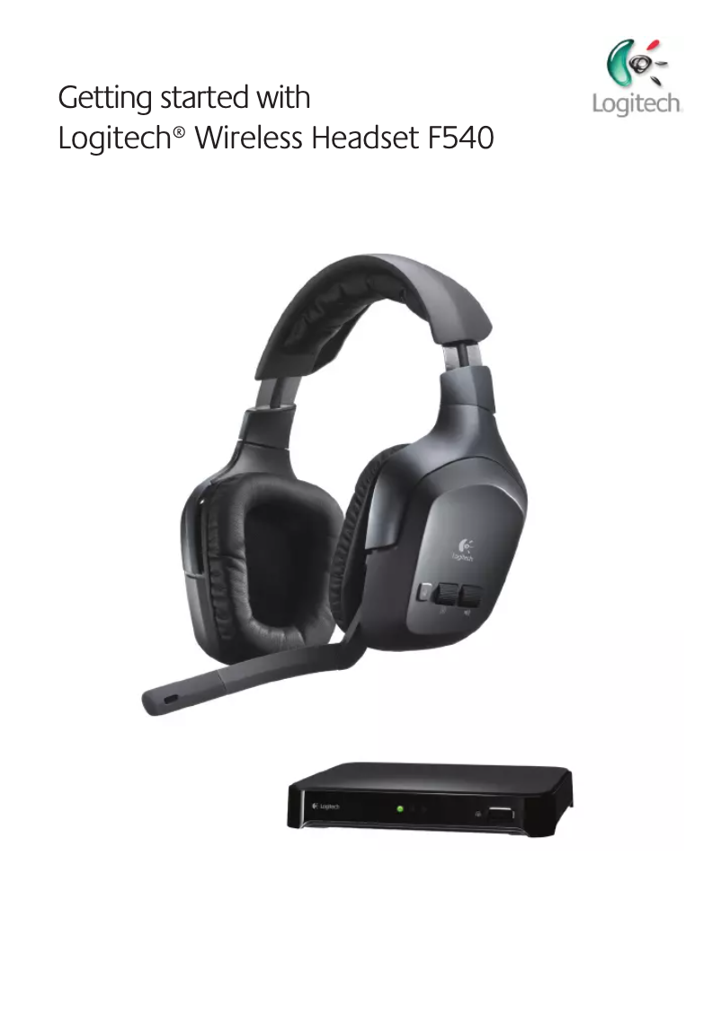 Page n°1 - Manuel utilisateur Logitech F540