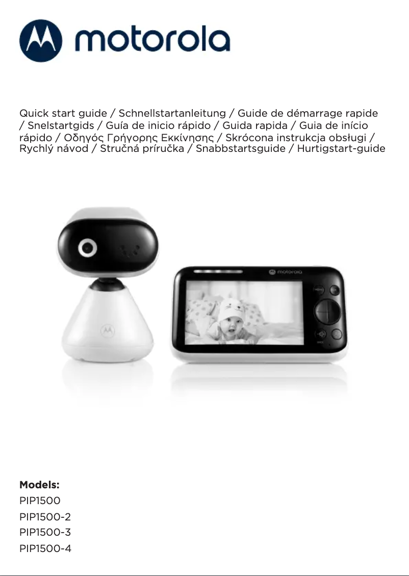 Page 1 de la notice Manuel utilisateur Motorola PIP1500