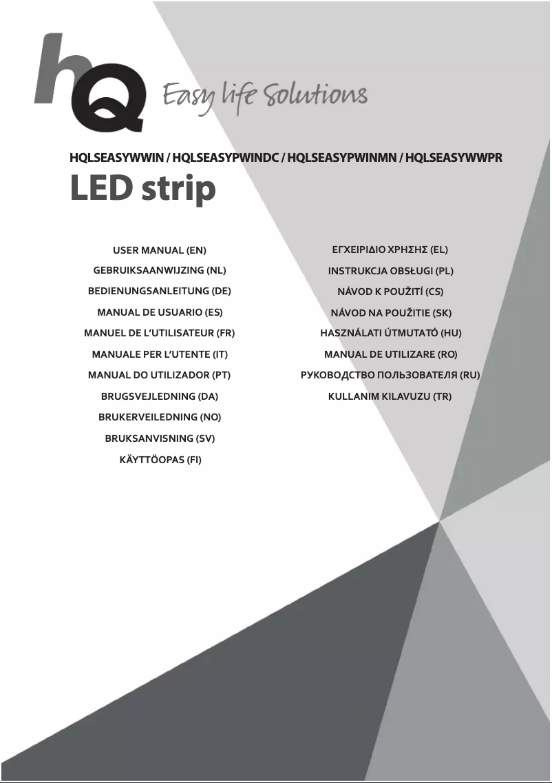 Page 1 de la notice Manuel utilisateur HQ HQLSEASYPWINMN