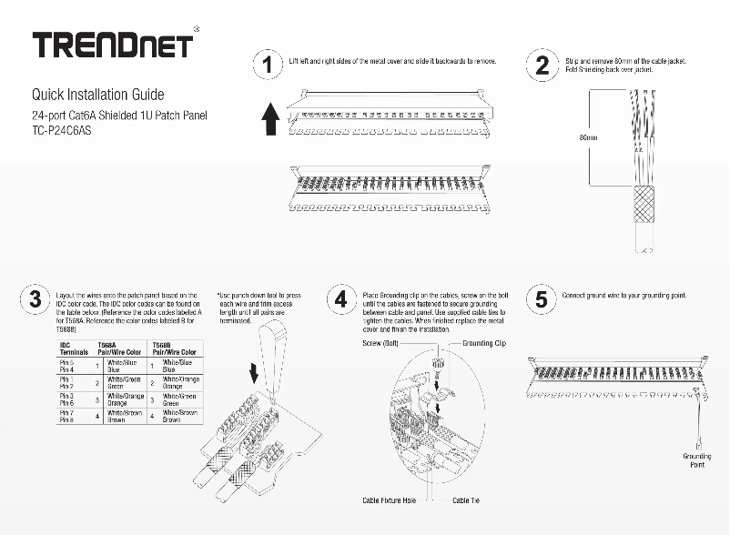 Page n°1 - Manuel utilisateur TRENDnet TC-P24C6AS