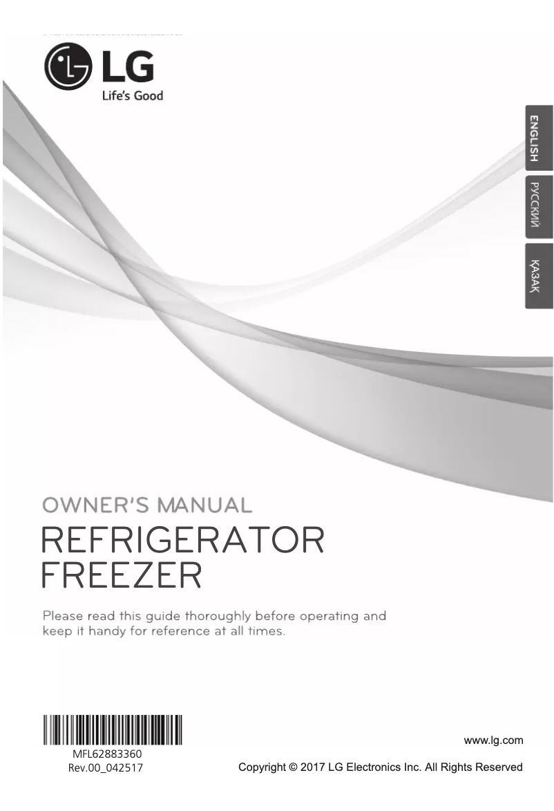 Page 1 de la notice Manuel utilisateur LG GC-B303SEHV