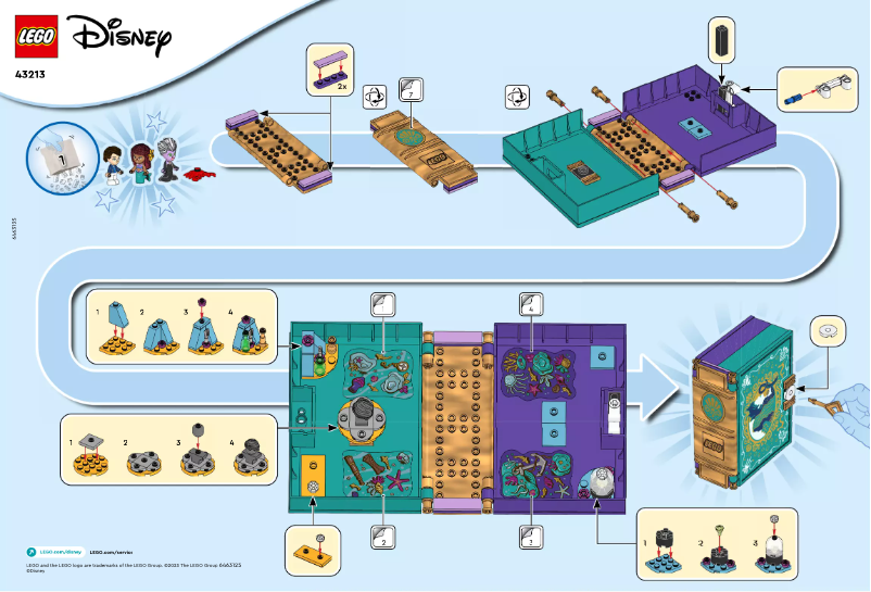 Image de la première page du manuel de l'appareil Disney 43213