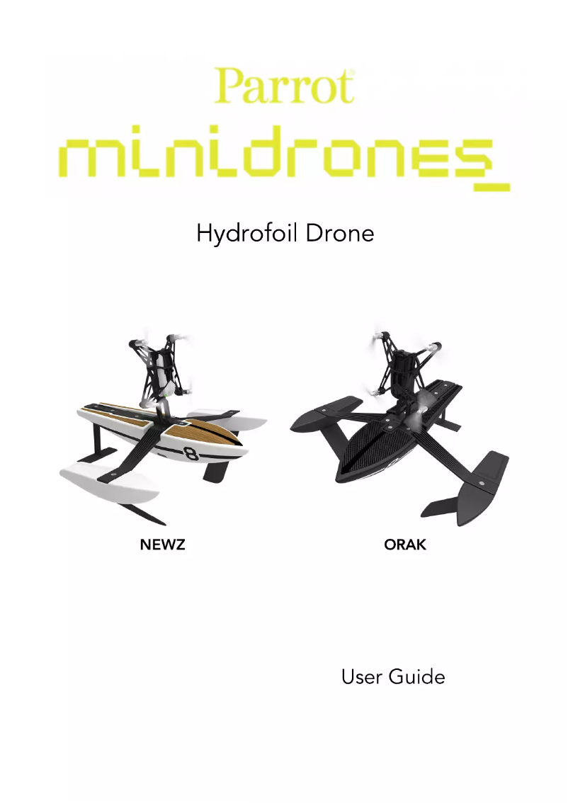 Page n°1 - Manuel utilisateur Parrot Hydrofoil Orak