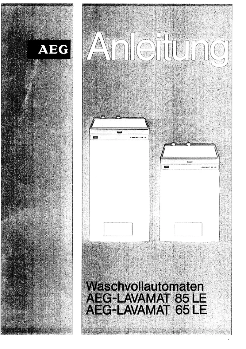 Image de la première page du manuel de l'appareil Lavamat 85 LE