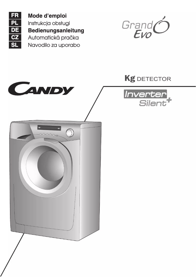 Page 1 de la notice Manuel utilisateur Candy EVO 1683DH3/1-S