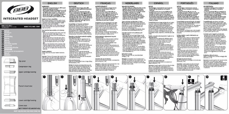 Page 1 de la notice Manuel utilisateur BBB BHP-40