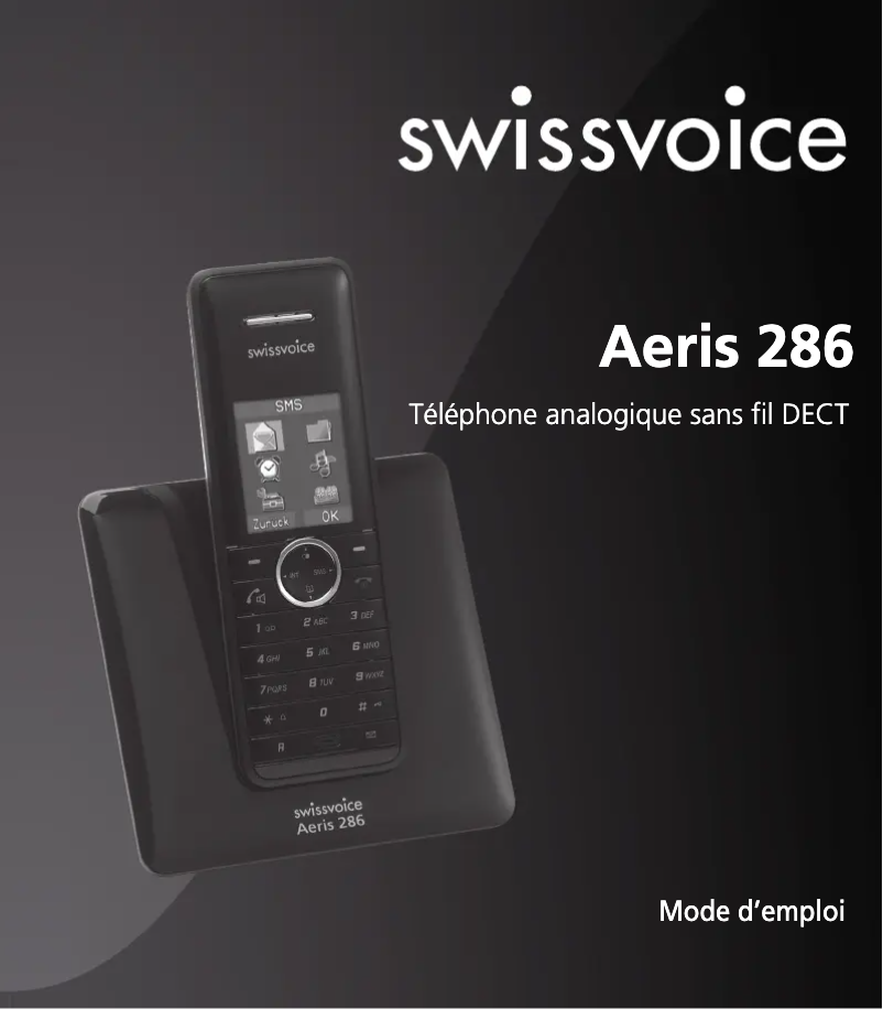 Page 1 de la notice Manuel utilisateur Swissvoice Aeris 286