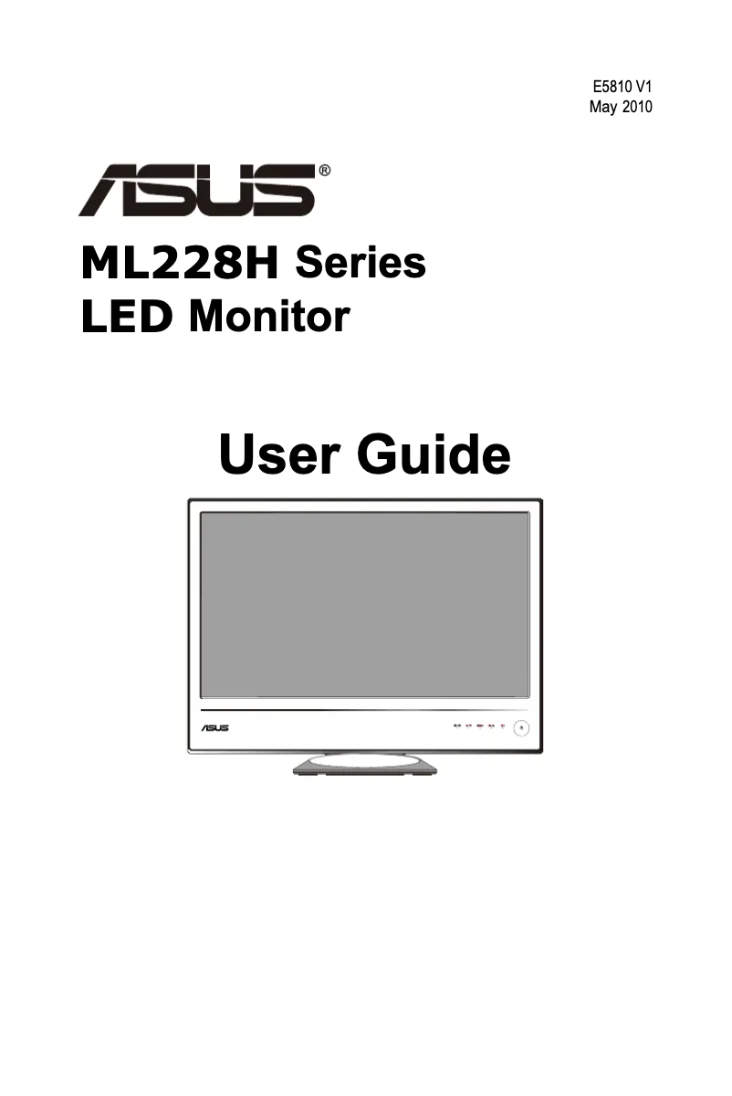 Image de la première page du manuel de l'appareil ML228H