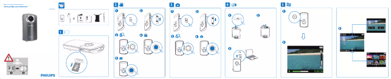 Page n°1 - Guide de démarrage rapide Philips CAM100