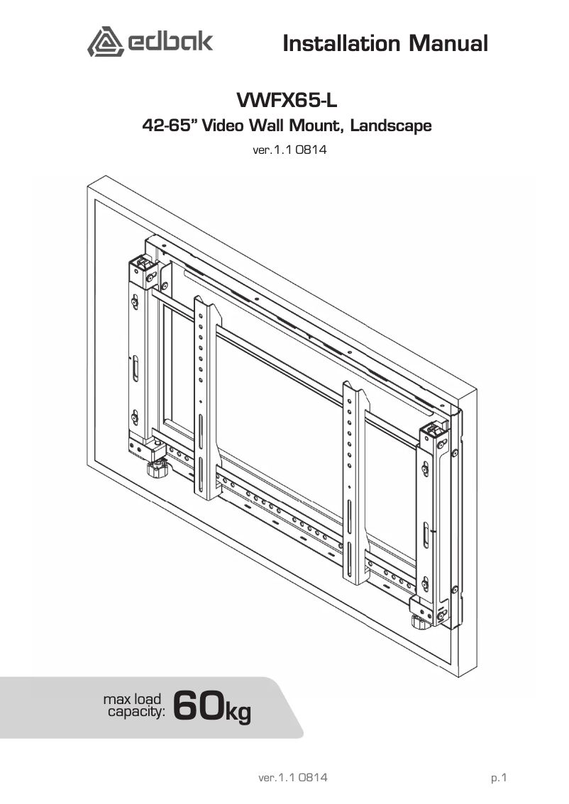 Image de la première page du manuel de l'appareil VWFX65-L