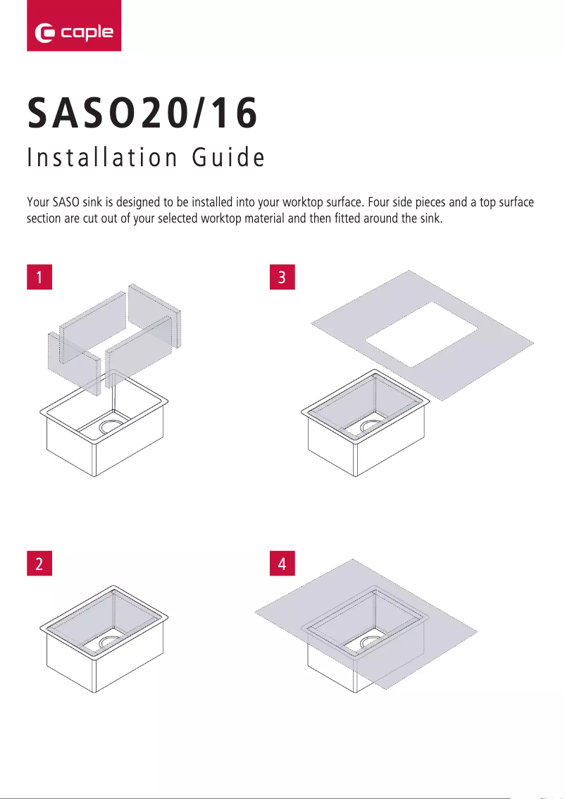 Image de la première page du manuel de l'appareil SASO20/16