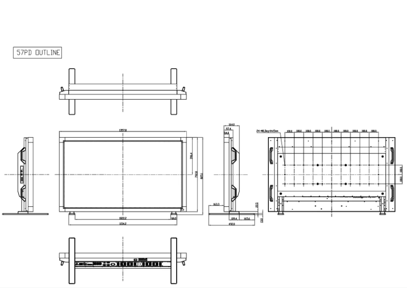 Imagen de la primera página del manual del dispositivo MultiSync LCD5710