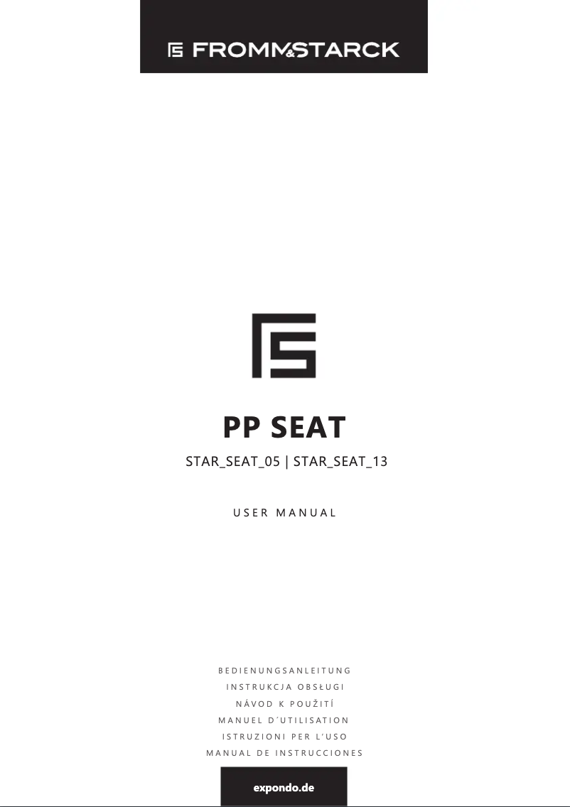 Page n°1 - Manuel utilisateur Fromm & Starck STAR_SEAT_05