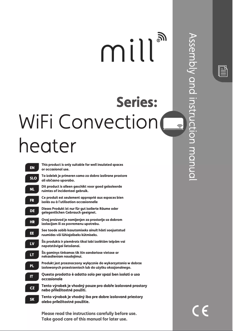 Image de la première page du manuel de l'appareil CO1200WIFI3
