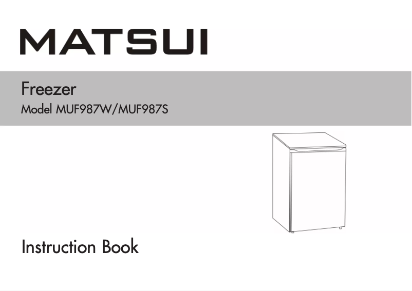 Página 1 del manual Manual de usuario Matsui MUF987W