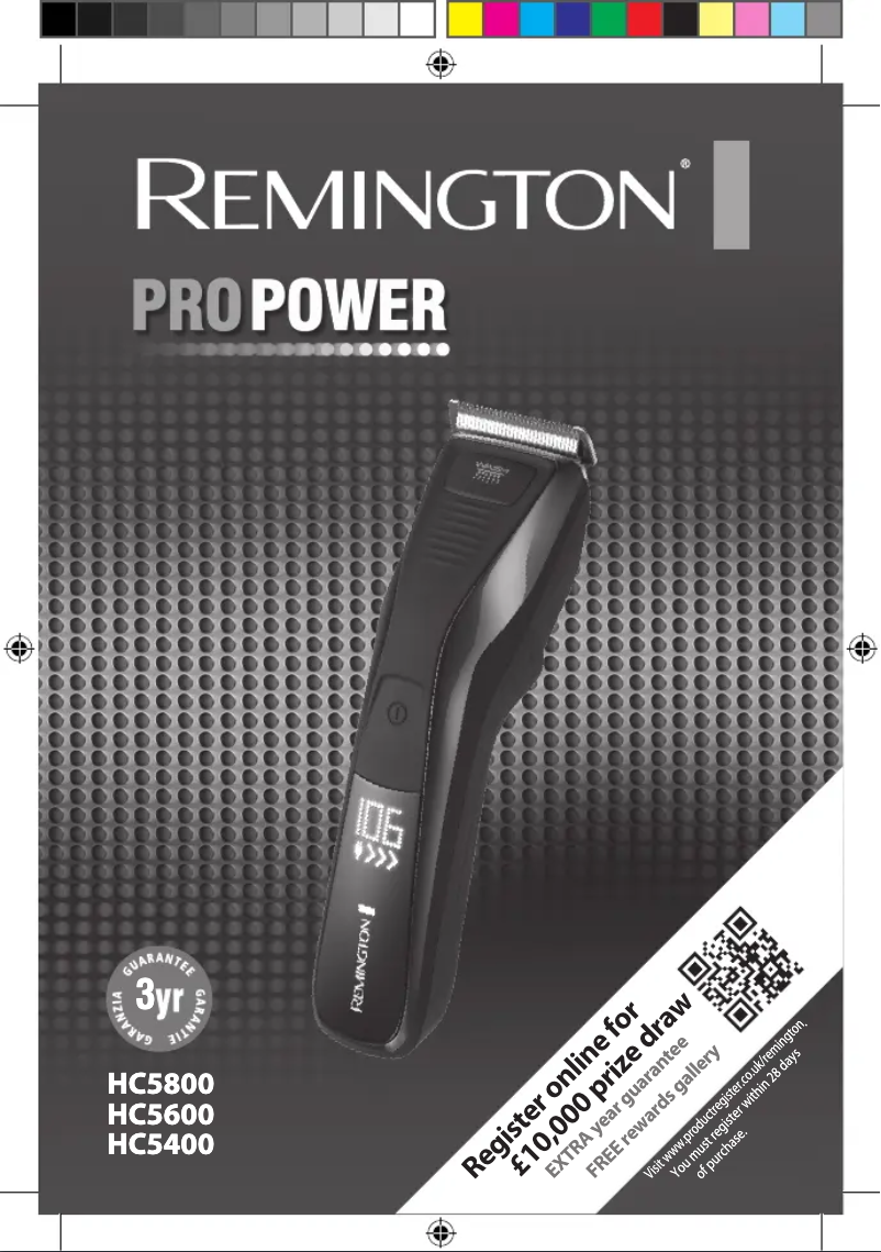 Page n°1 - Manuel utilisateur Remington HC5800