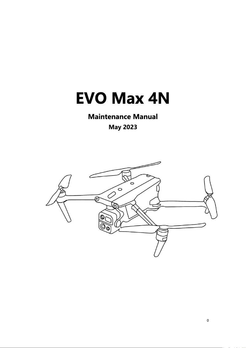 Página 1 del manual Manual de uso y mantenimiento Autel EVO Max 4N