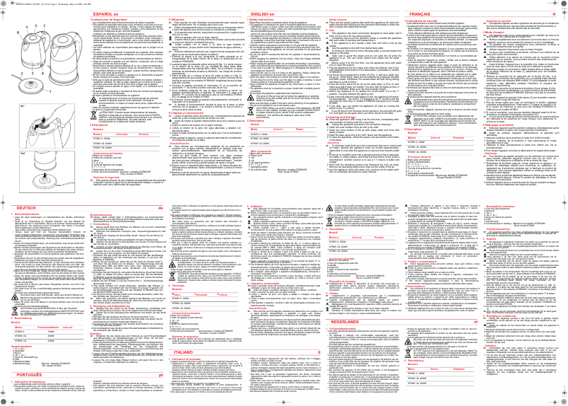 Page 1 de la notice Manuel utilisateur Solac KT5860