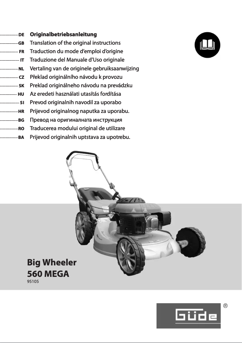 Page n°1 - Manuel utilisateur Güde 560 Mega Big Wheeler
