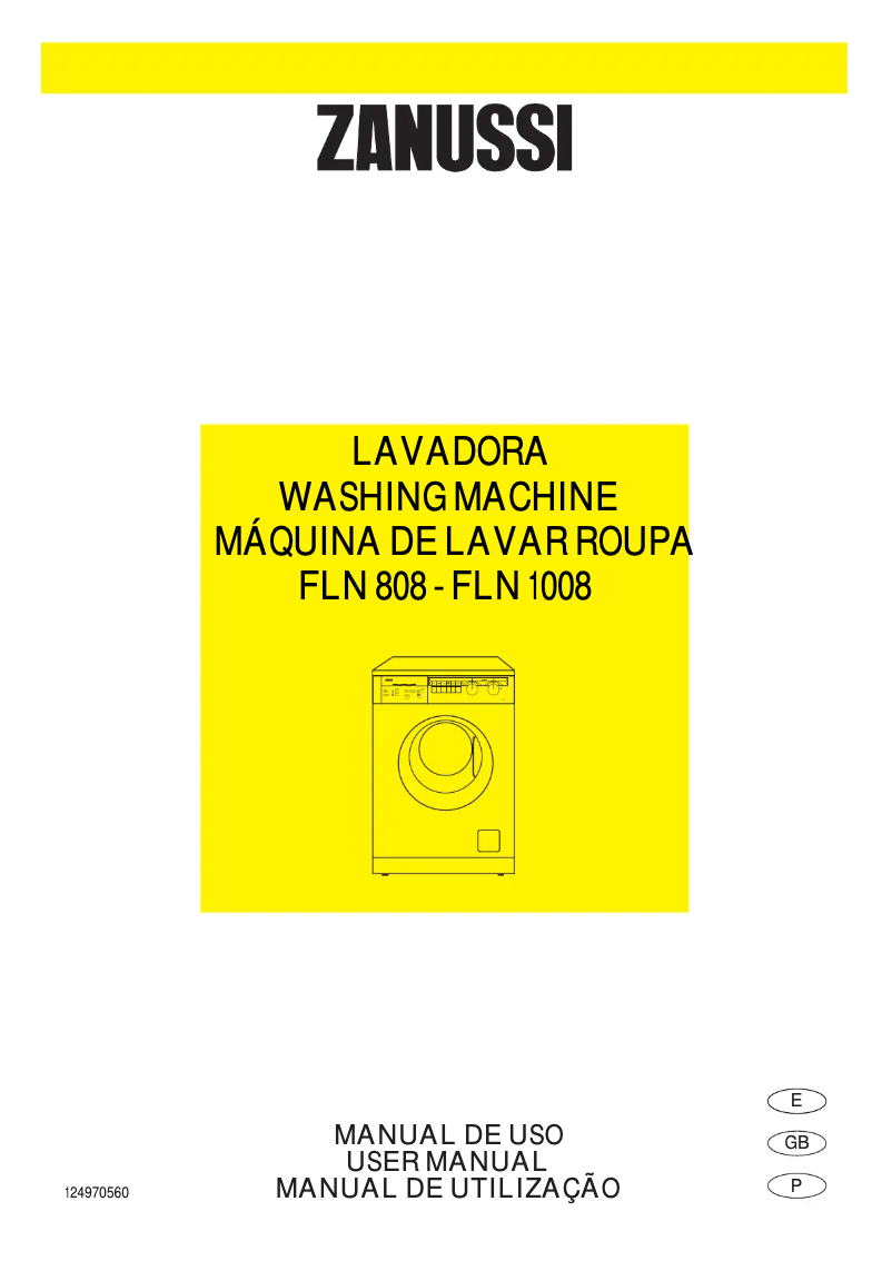 Image de la première page du manuel de l'appareil FLN 808