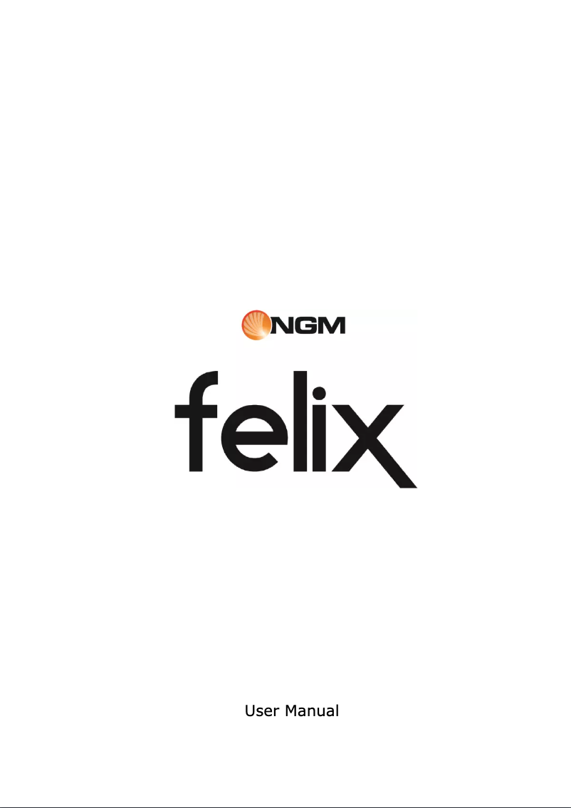 Página 1 del manual Manual de usuario NGM-Mobile Felix