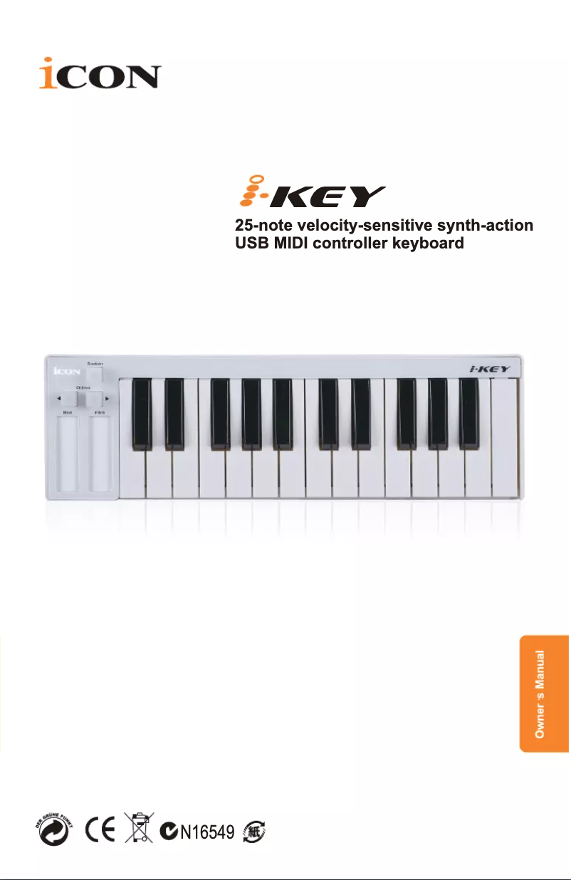 Page n°1 - Manuel utilisateur icon iKey