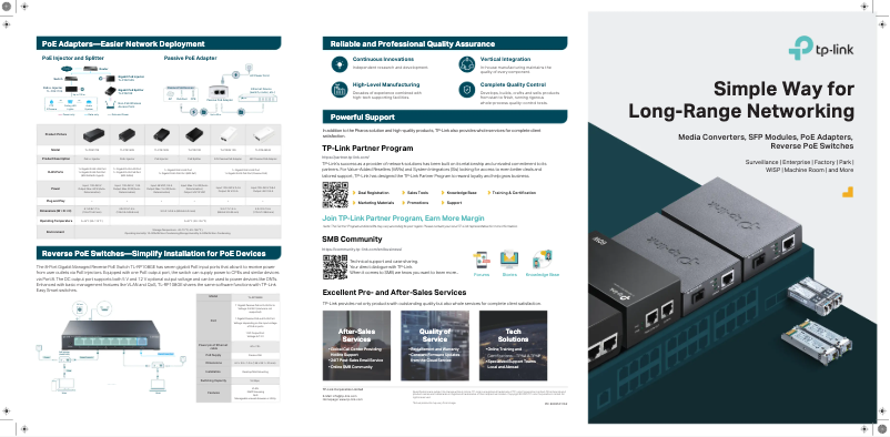 Page 1 de la notice Fiche technique TP-Link MC220L