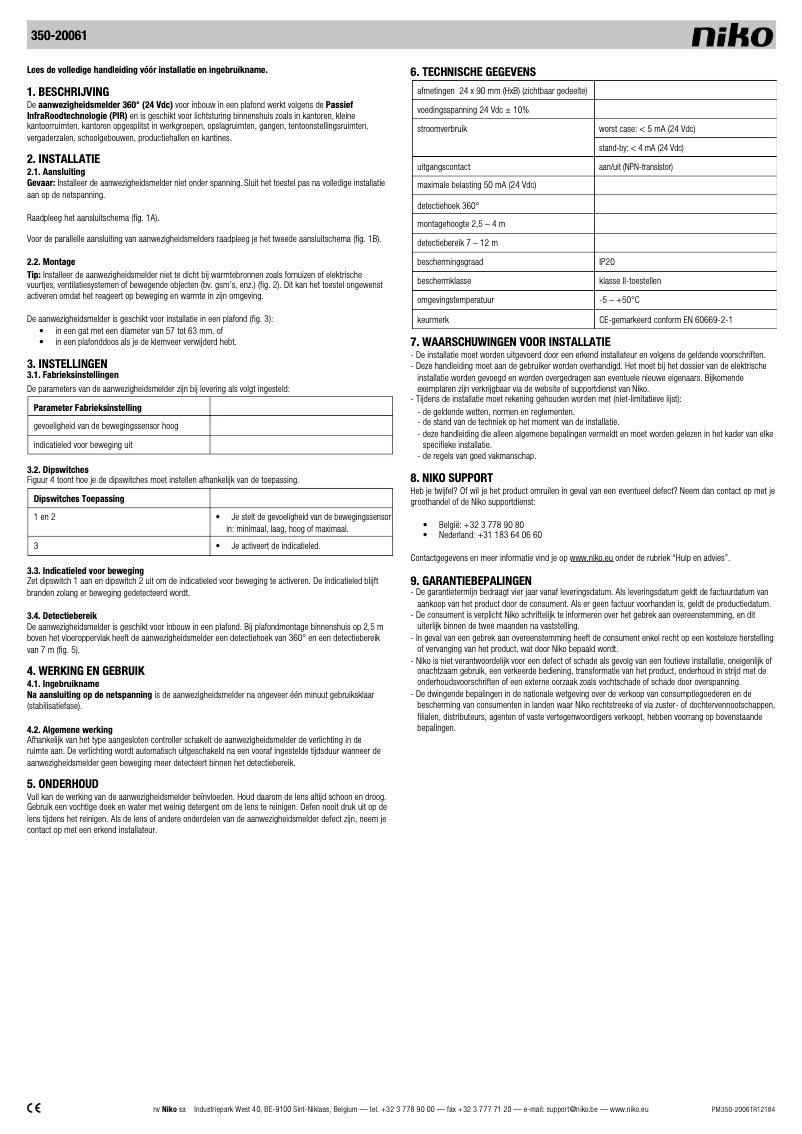 Image de la première page du manuel de l'appareil 350-20061