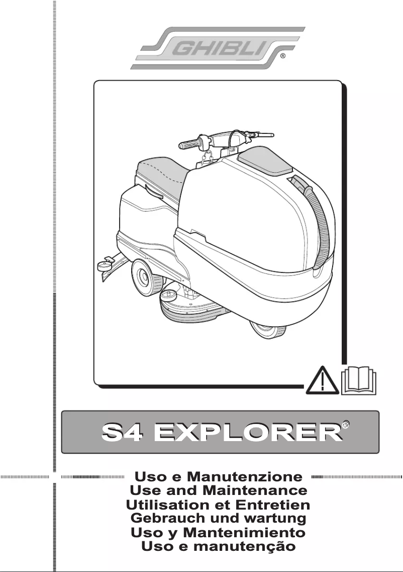 Image de la première page du manuel de l'appareil S4 Explorer