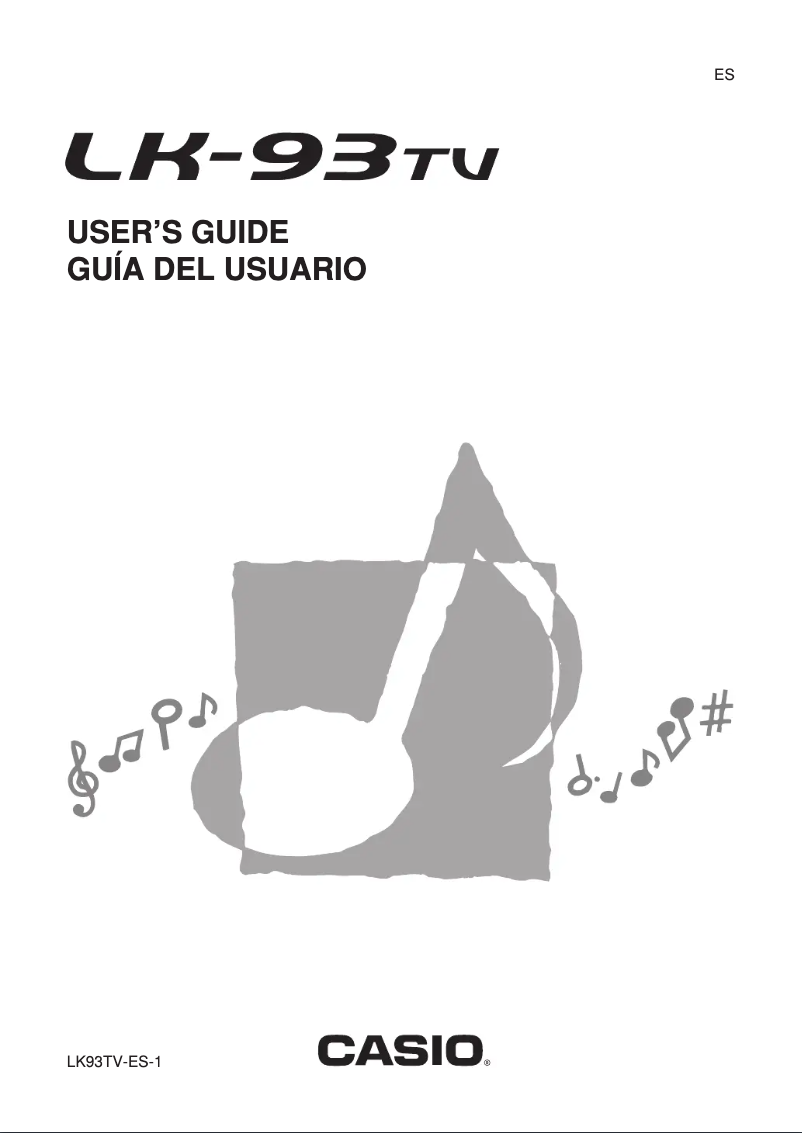 Image de la première page du manuel de l'appareil LK-93TV