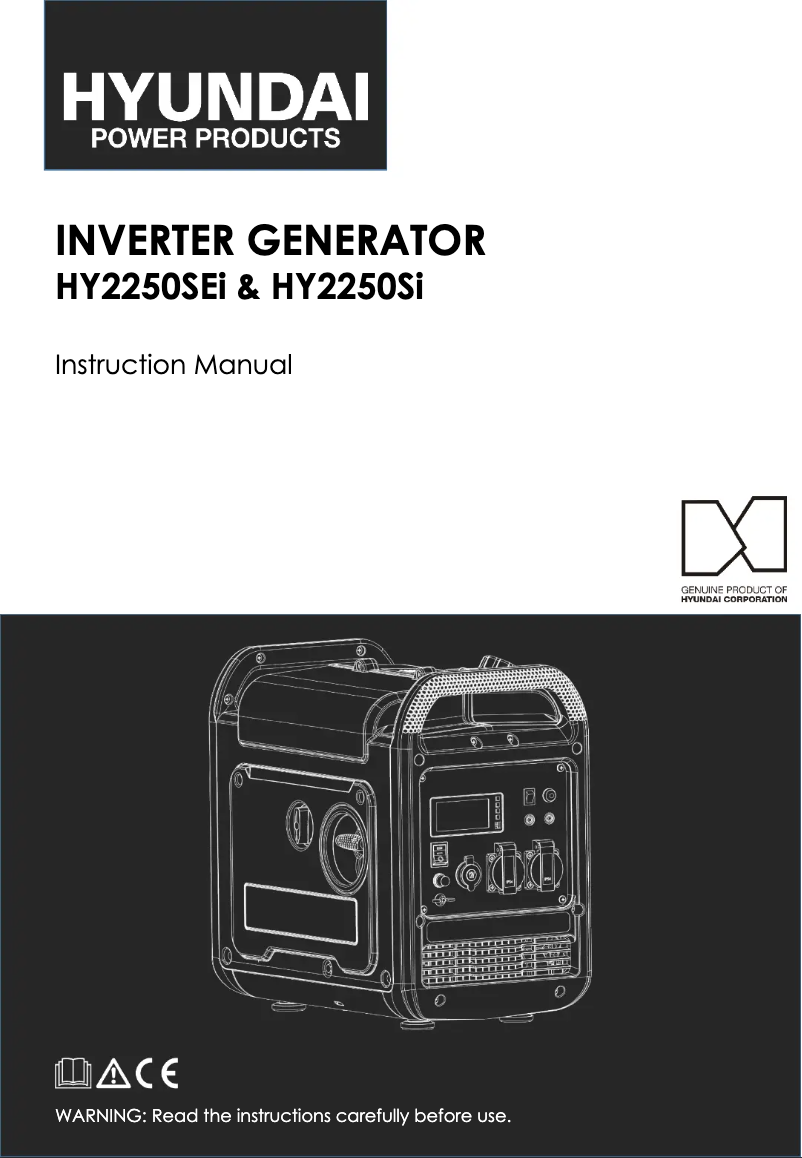 Page n°1 - Manuel utilisateur Hyundai HY2250SEi