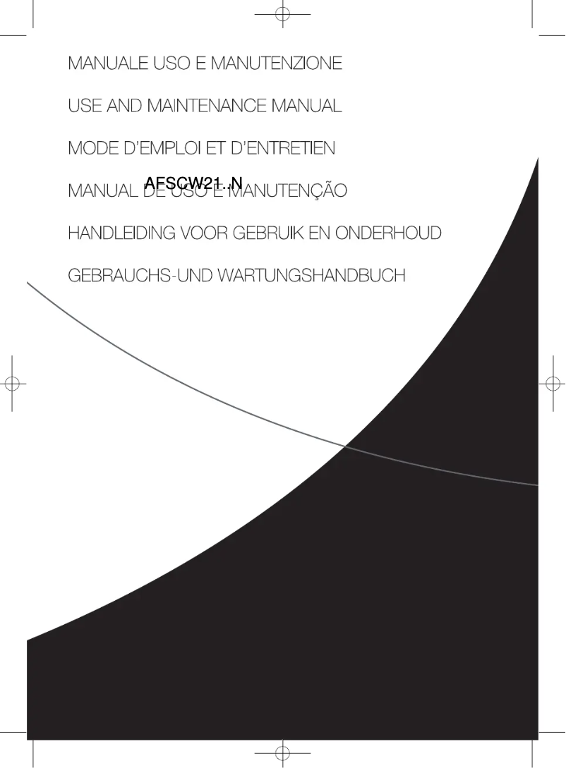 Image de la première page du manuel de l'appareil AFSCW21BKN