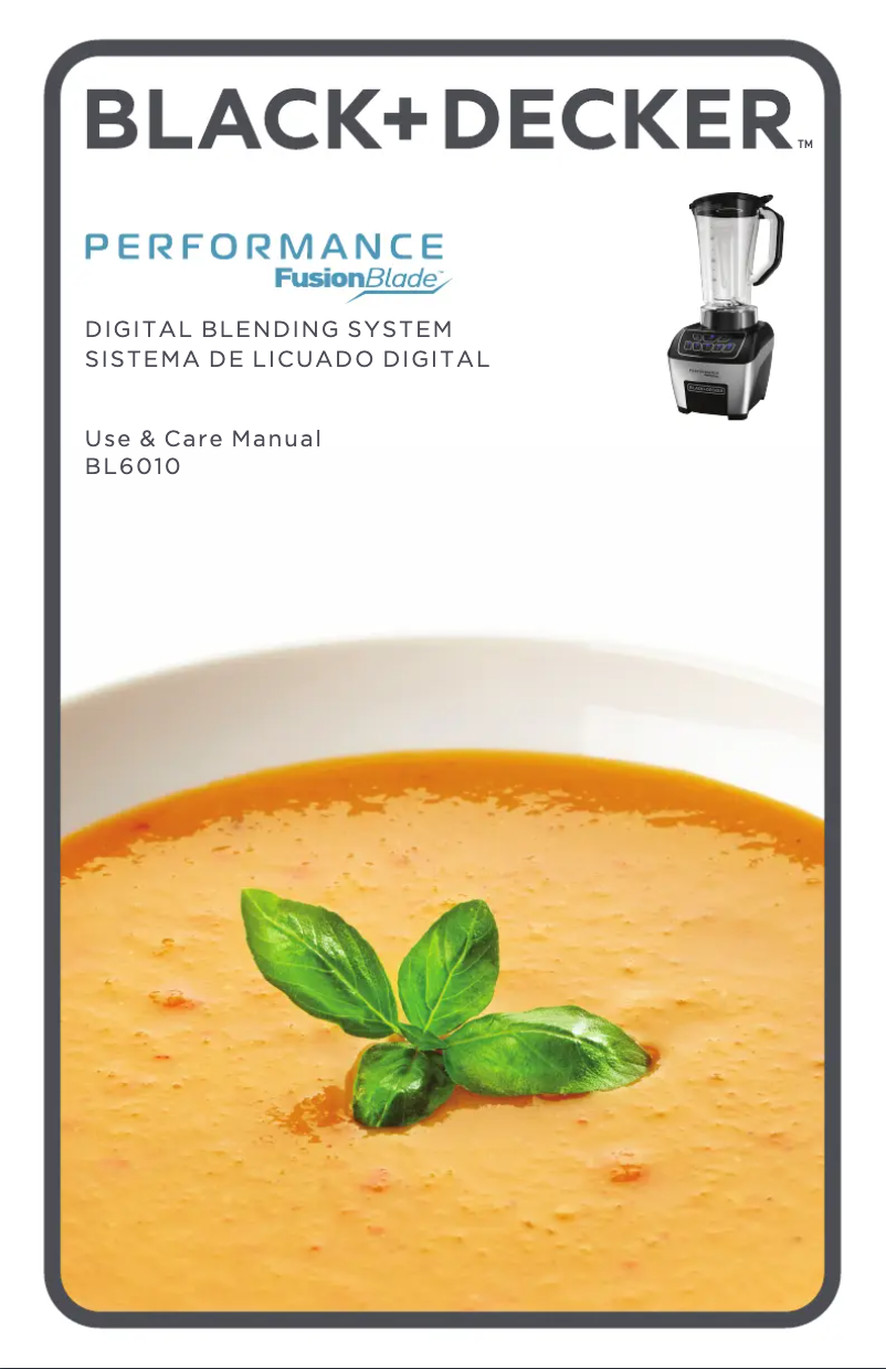 Image de la première page du manuel de l'appareil BL6010