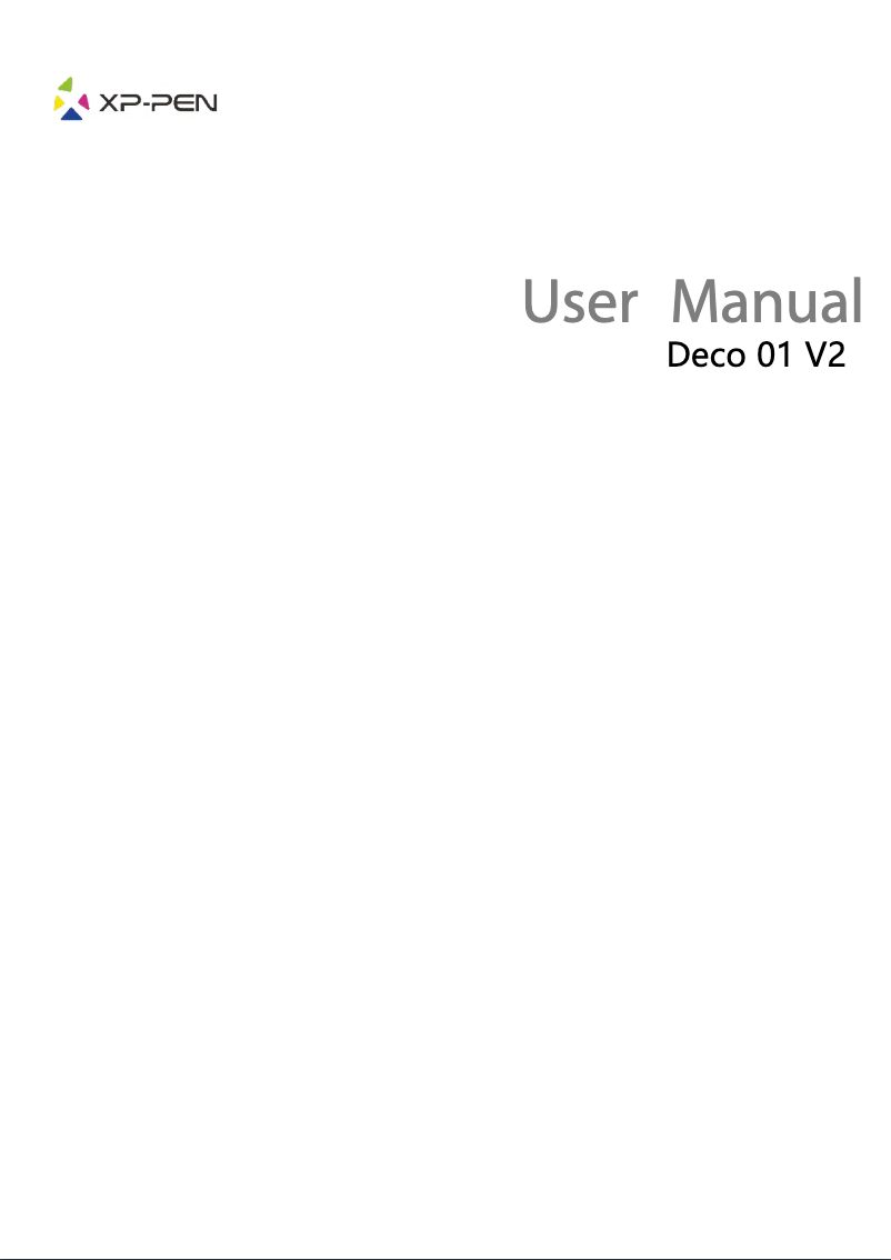 Page 1 de la notice Manuel utilisateur XP-PEN Deco 01 V2