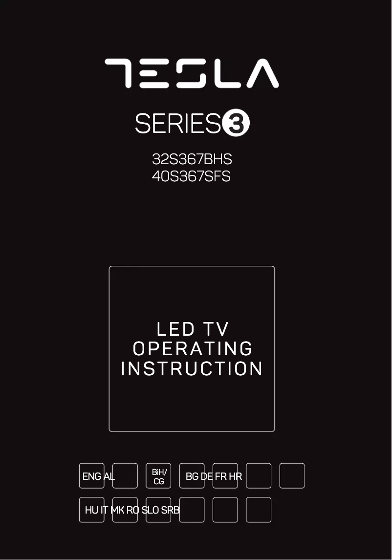 Image de la première page du manuel de l'appareil 32S367BHS