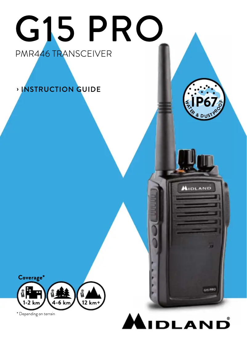 Page n°1 - Manuel utilisateur Midland G15 Pro