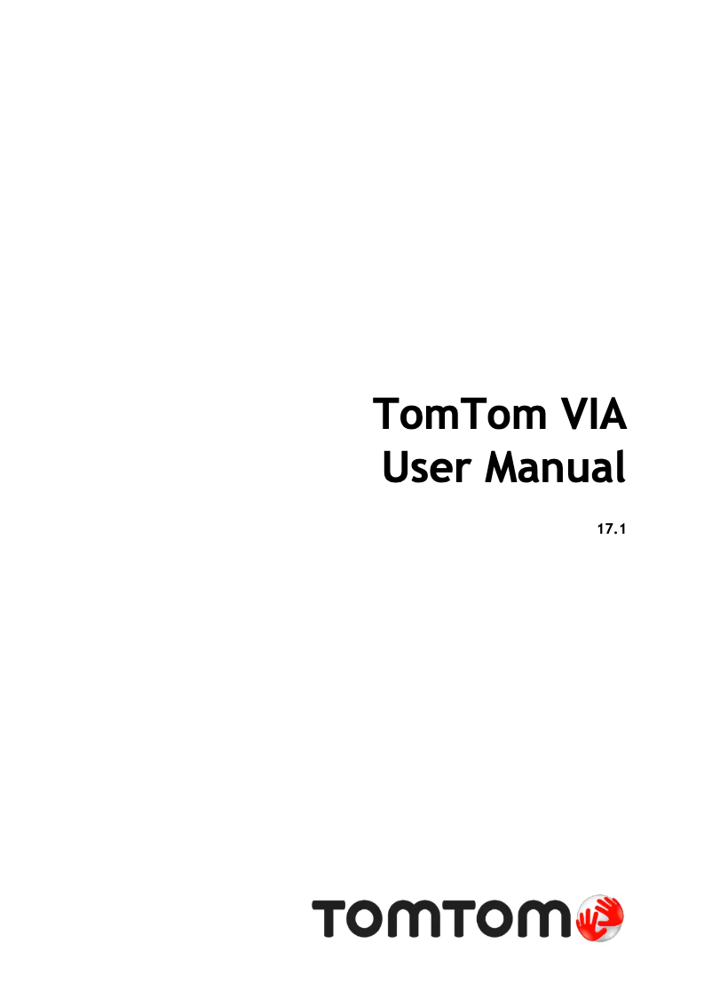 Page 1 de la notice Manuel utilisateur TomTom VIA 1420