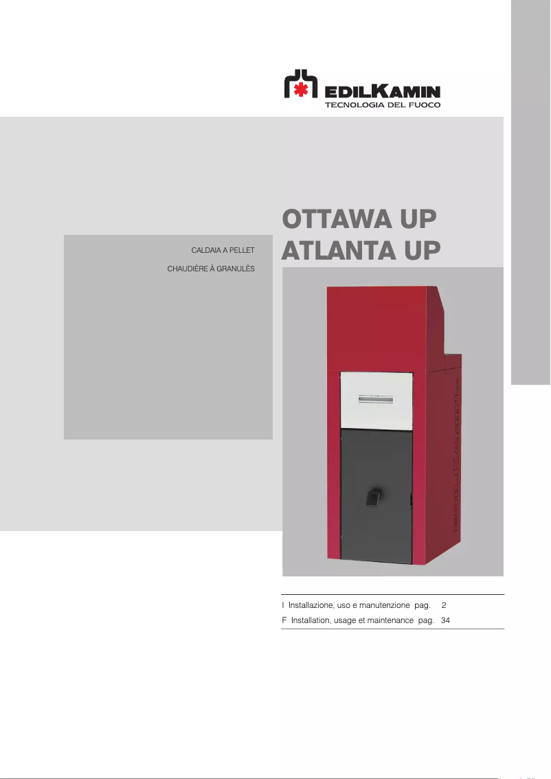 Page n°1 - Manuel utilisateur Edilkamin ATLANTA UP