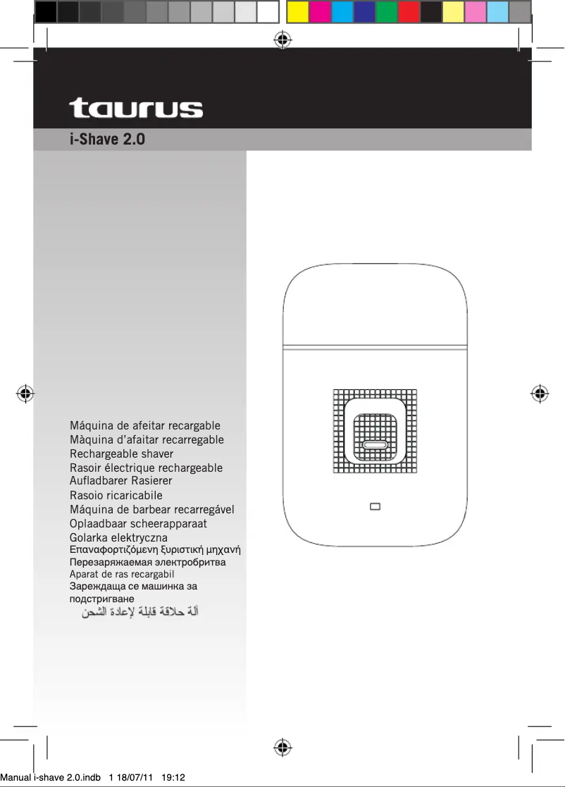 Page n°1 - Manuel utilisateur Taurus I-Shave 2.0