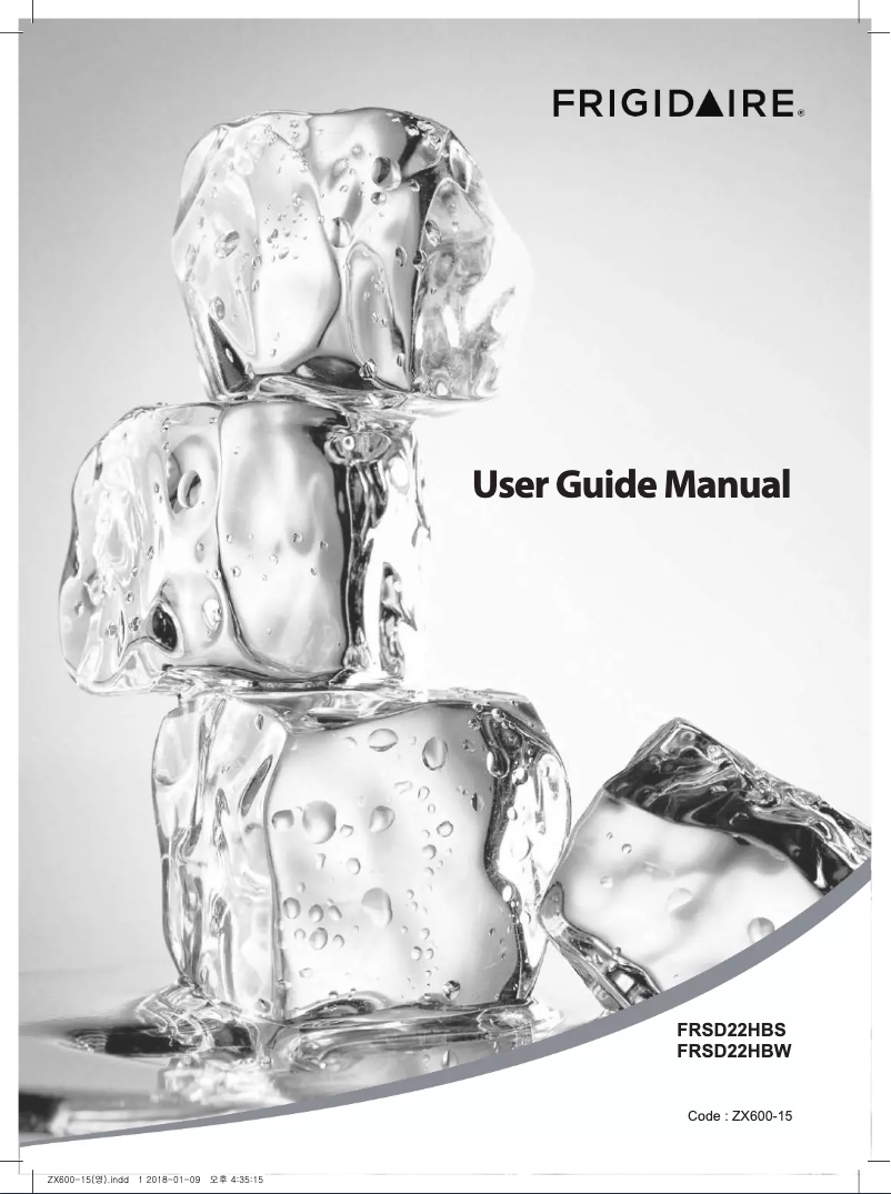 Image de la première page du manuel de l'appareil FRN-Z53NQS